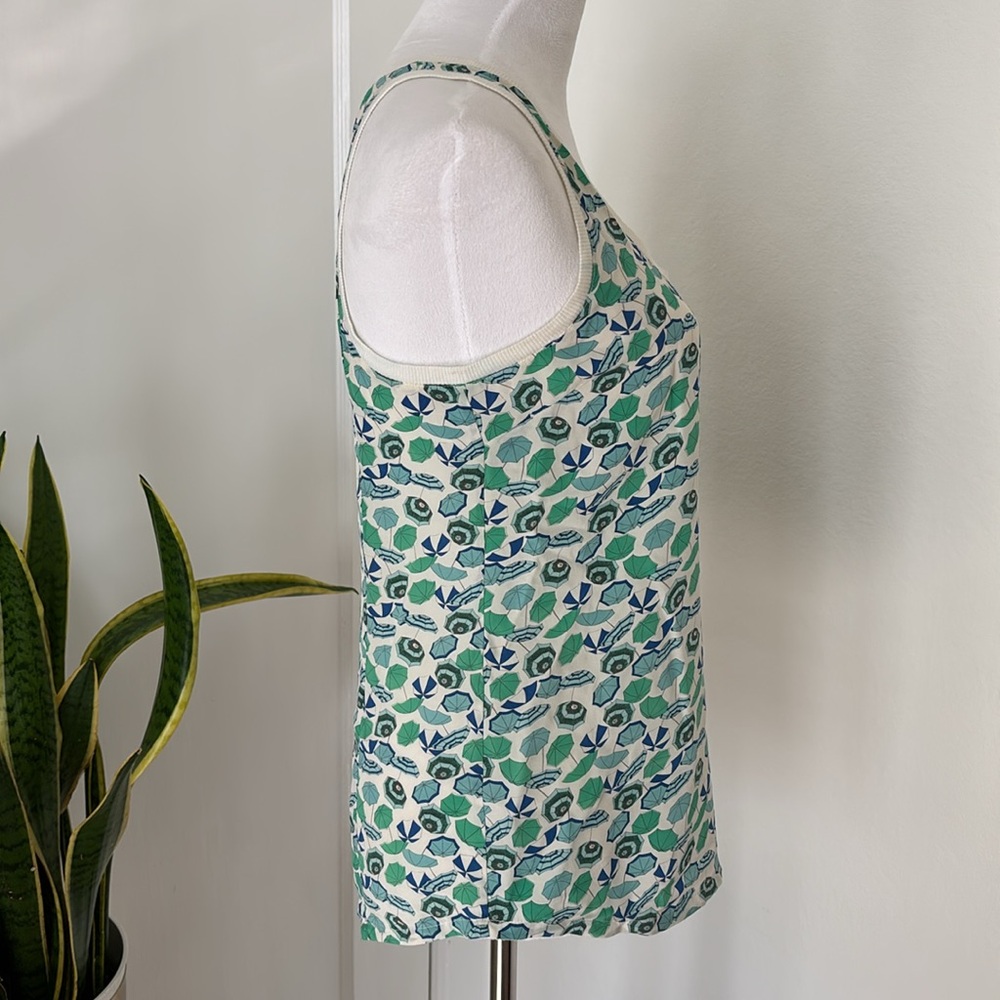 Joie Racerback 100% Silk Umbrella Tank size XS - Picture 4 of 8